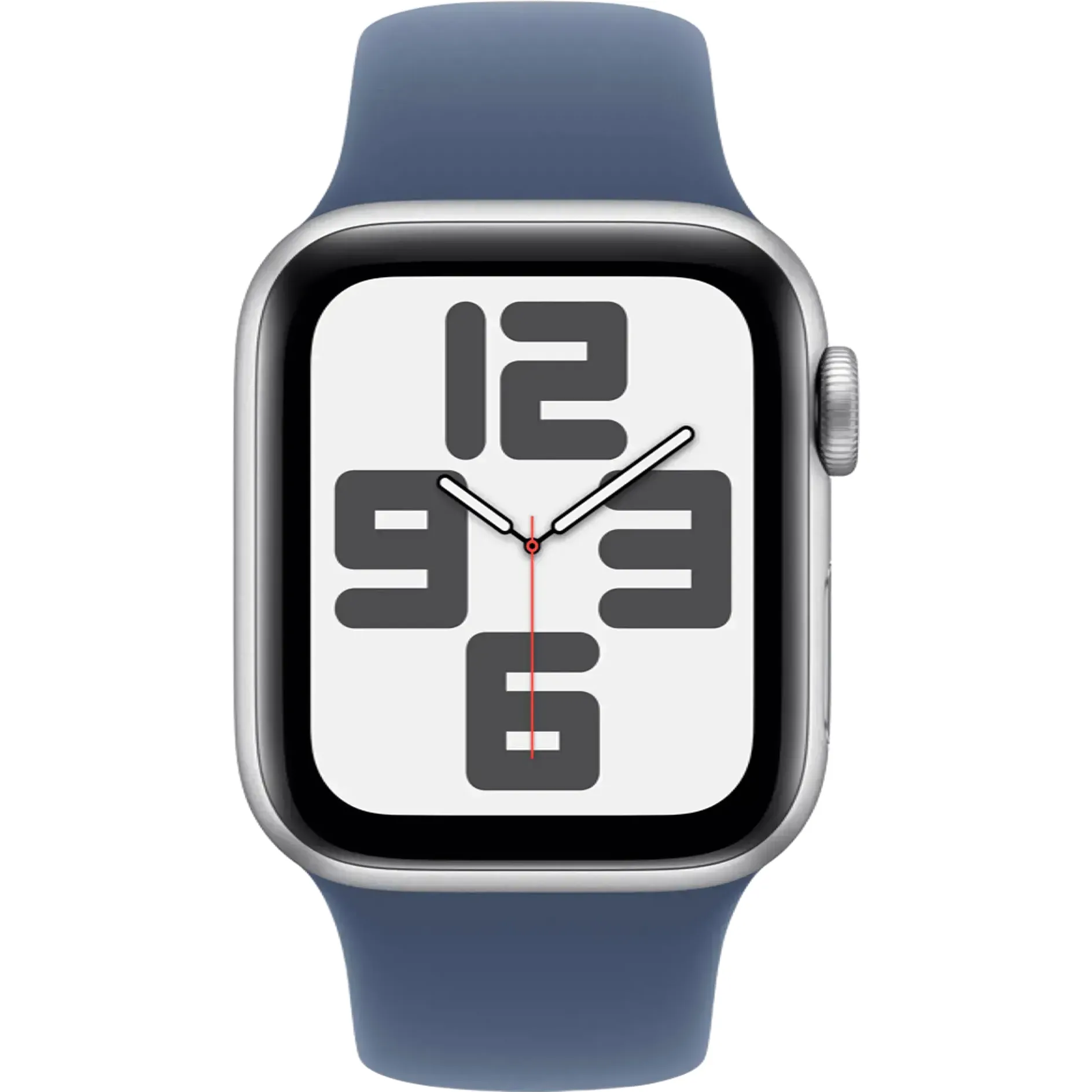 Apple Watch SE 2 GPS 40mm Silver Aluminium Case w. Denim Sport Band - S/M (MXEC3) Бренд: Apple; Лінійка: Watch SE 2; iOS: є;
