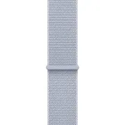 Apple Watch SE 2 GPS 40mm Silver Aluminium Case w. Blue Cloud Sport Loop (MXEE3)