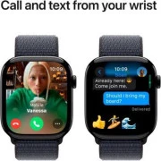 Apple Watch Series 10 GPS 46mm Jet Black Aluminum Case w. Ink Sport Loop (MWWR3)