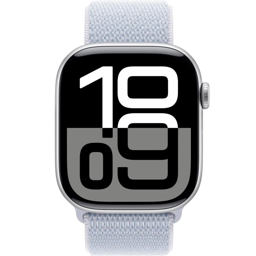 Apple Watch Series 10 GPS 46mm Silver Aluminum Case w. Blue Cloud Sport Loop (MWWN3) Бренд: Apple; Лінійка: Watch Series 10 GPS;