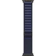 Apple Watch Ultra 2 GPS + Cellular 49mm Black Titan. Case w. Navy Alpine Loop - Medium (MYTF3+MYPX3)