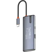 USB-Hub ColorWay Docking Station USB-C 5-в-1 Type C PD 100W/USB3.0х3/HDMI 4К (CW-HUB01)