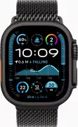 Apple Watch Ultra 2 GPS + Cellular 49mm Black Titanium Case w. Black Titanium Milanese Loop - L (MX5V3)