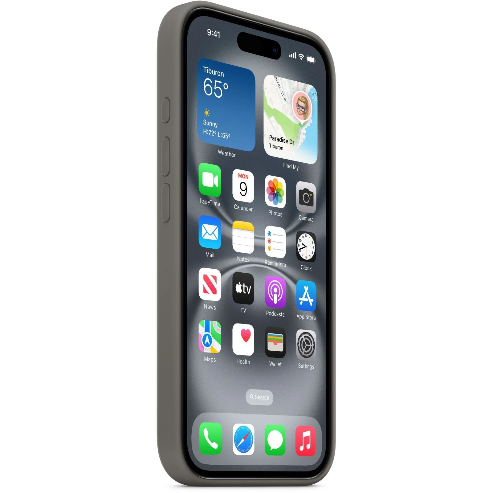 Чохол для мобільного телефону Apple iPhone16 Silicone Case with MagSafe - Stone Gray (MYY33ZM/A) (UA) Сумісність із брендом: Apple;