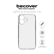 Чохол для мобільного телефону BeCover Apple iPhone 16 Transparancy (712275) (UA)