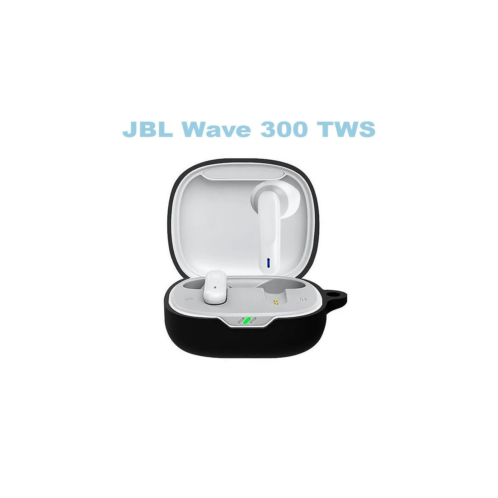 Чохол для навушників BeCover Silicon для JBL Wave 300 TWS Black (710195) (UA) Сумісність із брендом: JBL;