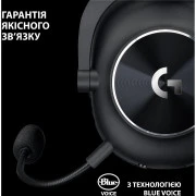 Навушники Logitech G Pro X 2 Lightspeed Wireless Black (981-001263) (UA)