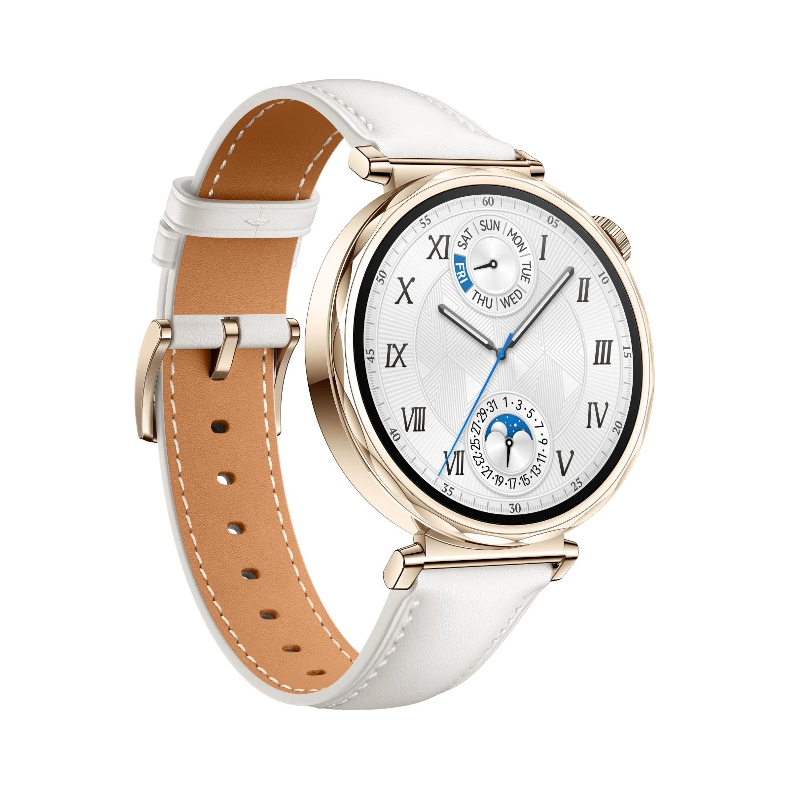 Смарт-часы Huawei WATCH GT 5 41mm White Leather (55020DJT) (UA) Совместимая ОС iOS, Android