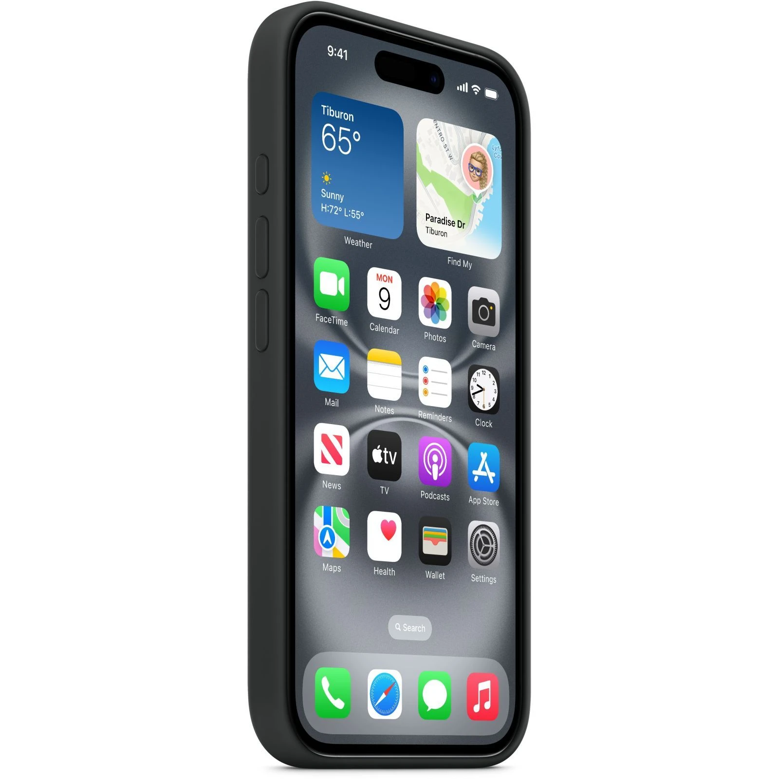 Чехол для мобильного телефона Apple iPhone16 Silicone Case with MagSafe - Black (MYY13ZM/A) (UA) Совместимость с брендом: Apple;