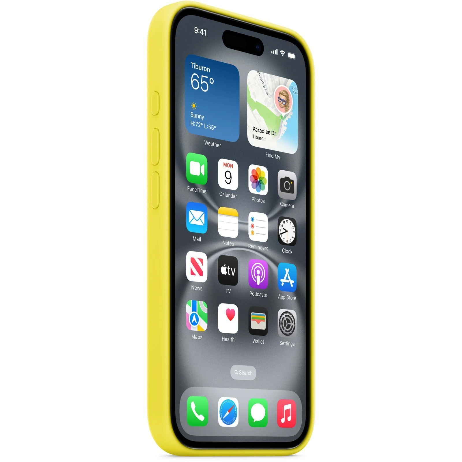 Чехол для мобильного телефона Apple iPhone16 Silicone Case with MagSafe - Star Fruit (MYY73ZM/A) (UA) Совместимость с брендом: Apple;