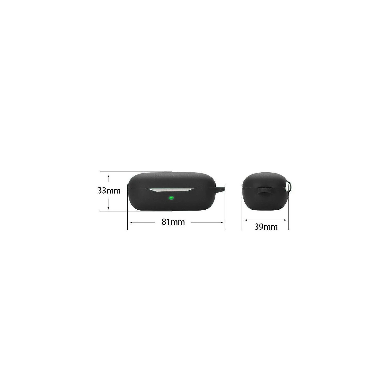 Чохол для навушників BeCover Silicon для Huawei FreeBuds SE Black (710947) (UA) сумісність  FreeBuds SE 