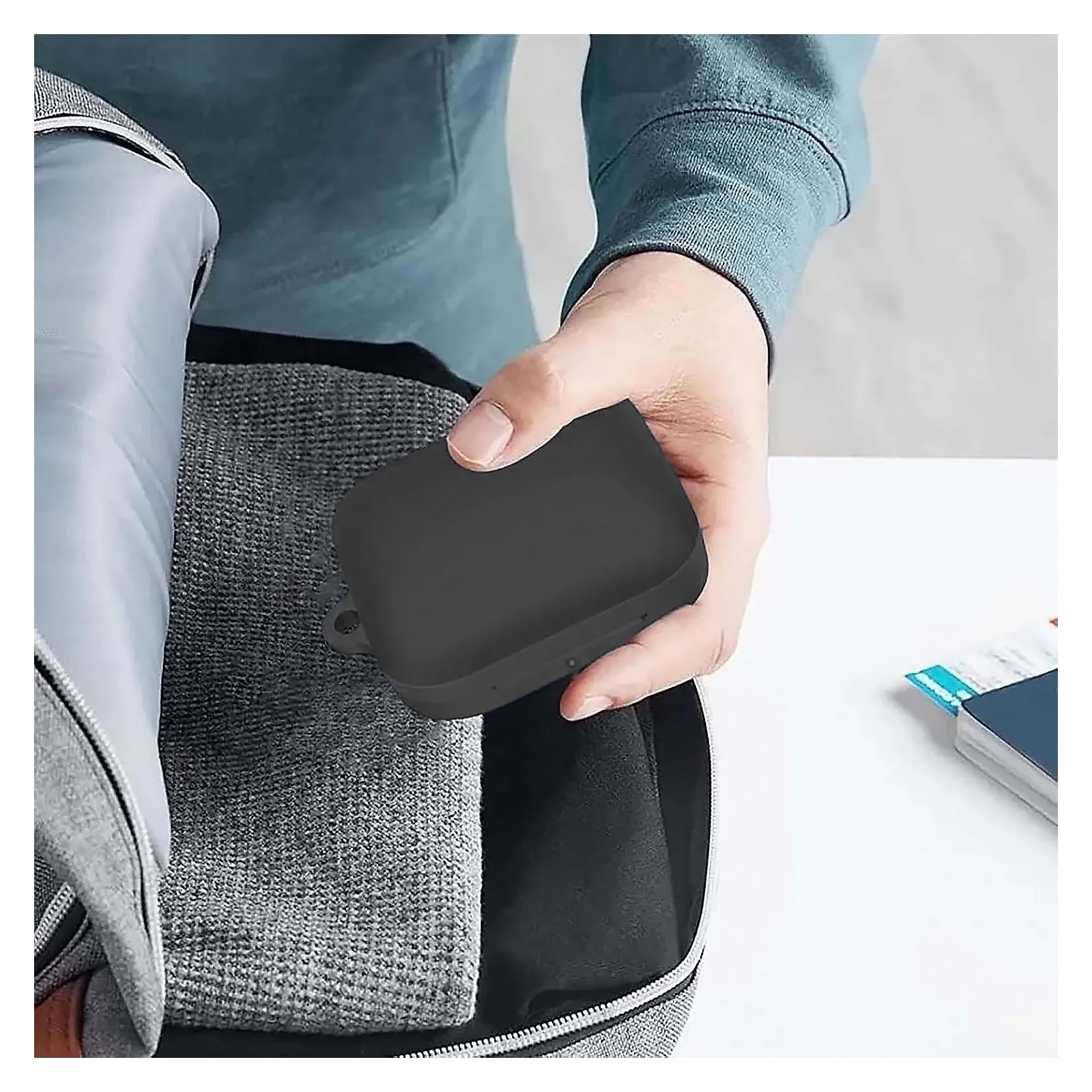 Чохол для навушників BeCover Silicon для OnePlus Buds 3 Black (712011) (UA) сумісність  Буди 3 