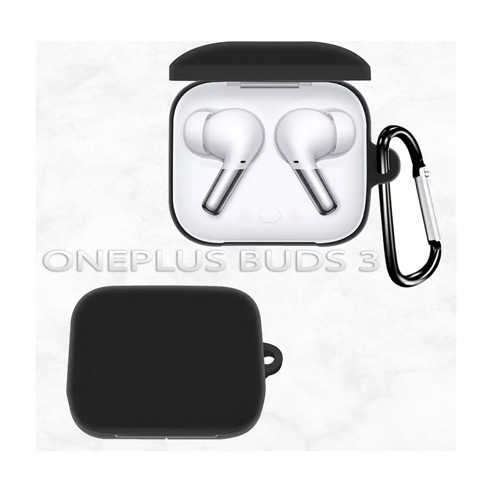 Чохол для навушників BeCover Silicon для OnePlus Buds 3 Black (712011) (UA) Сумісність з брендом  oneplus 
