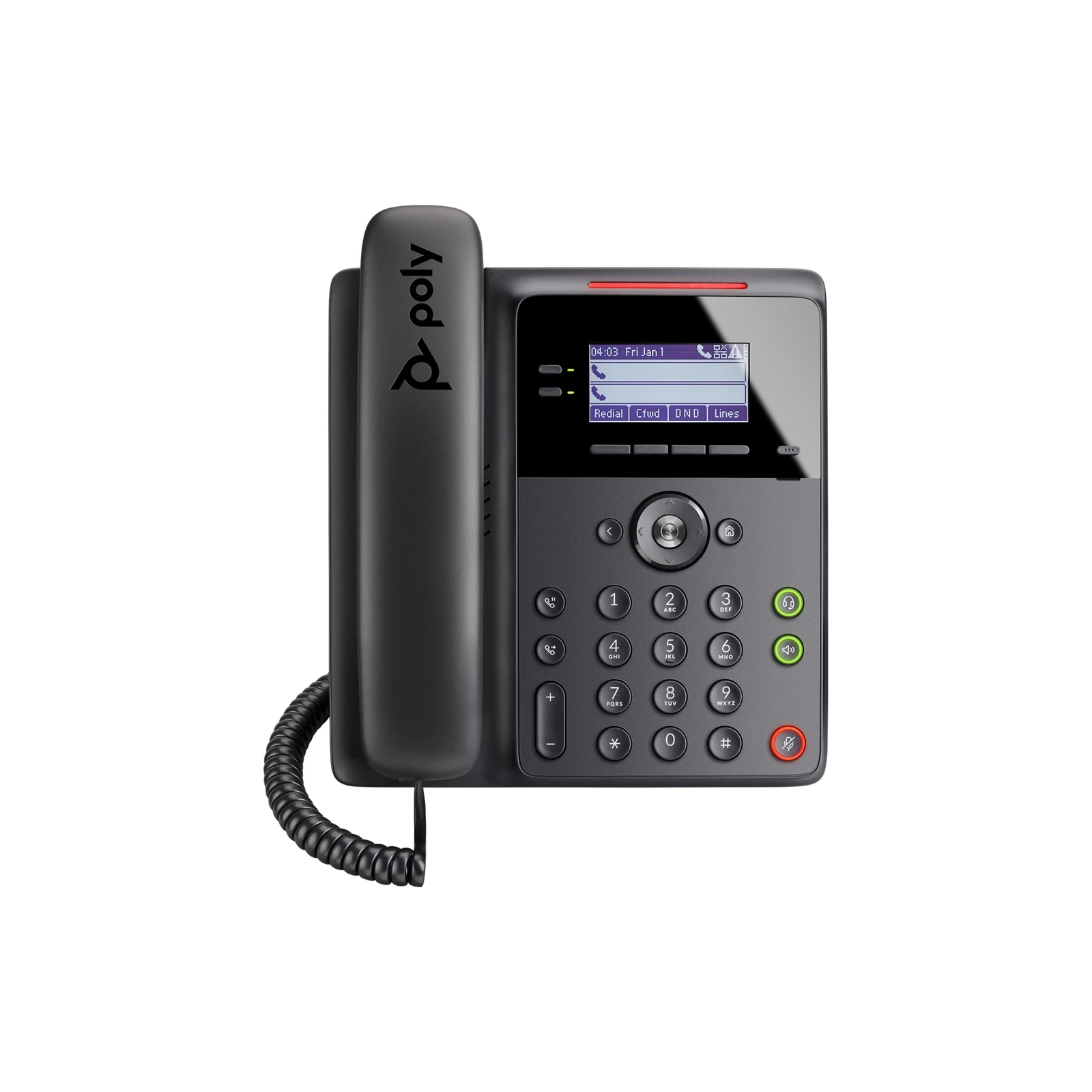 IP телефон Poly Edge B10 (84C19AA) (UA) Тип підключення: дротовий;