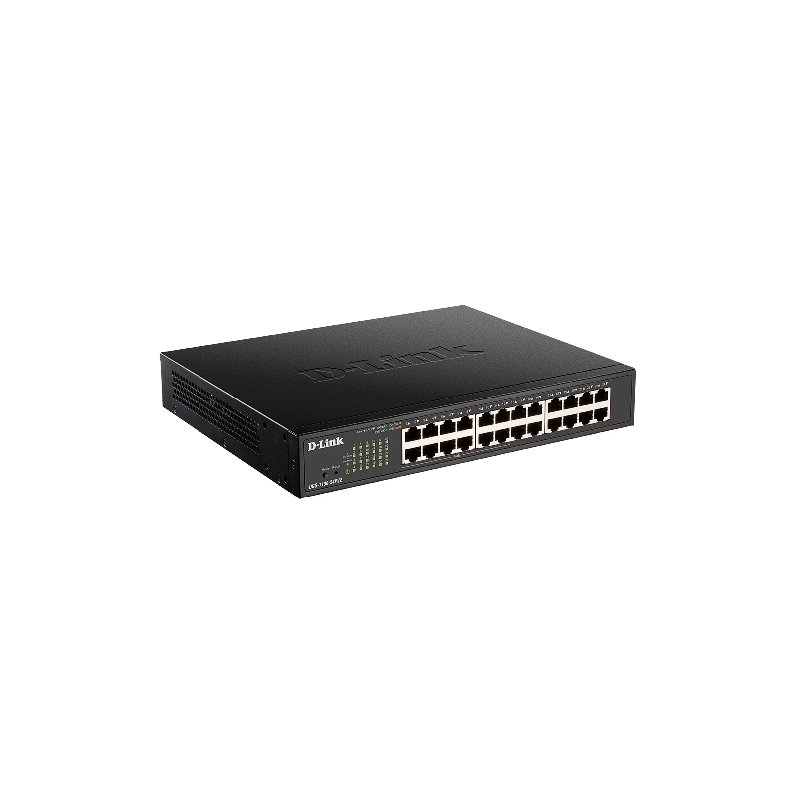 Комутатор мережевий D-Link DGS-1100-24PV2 (UA) Форм-фактор у стійку