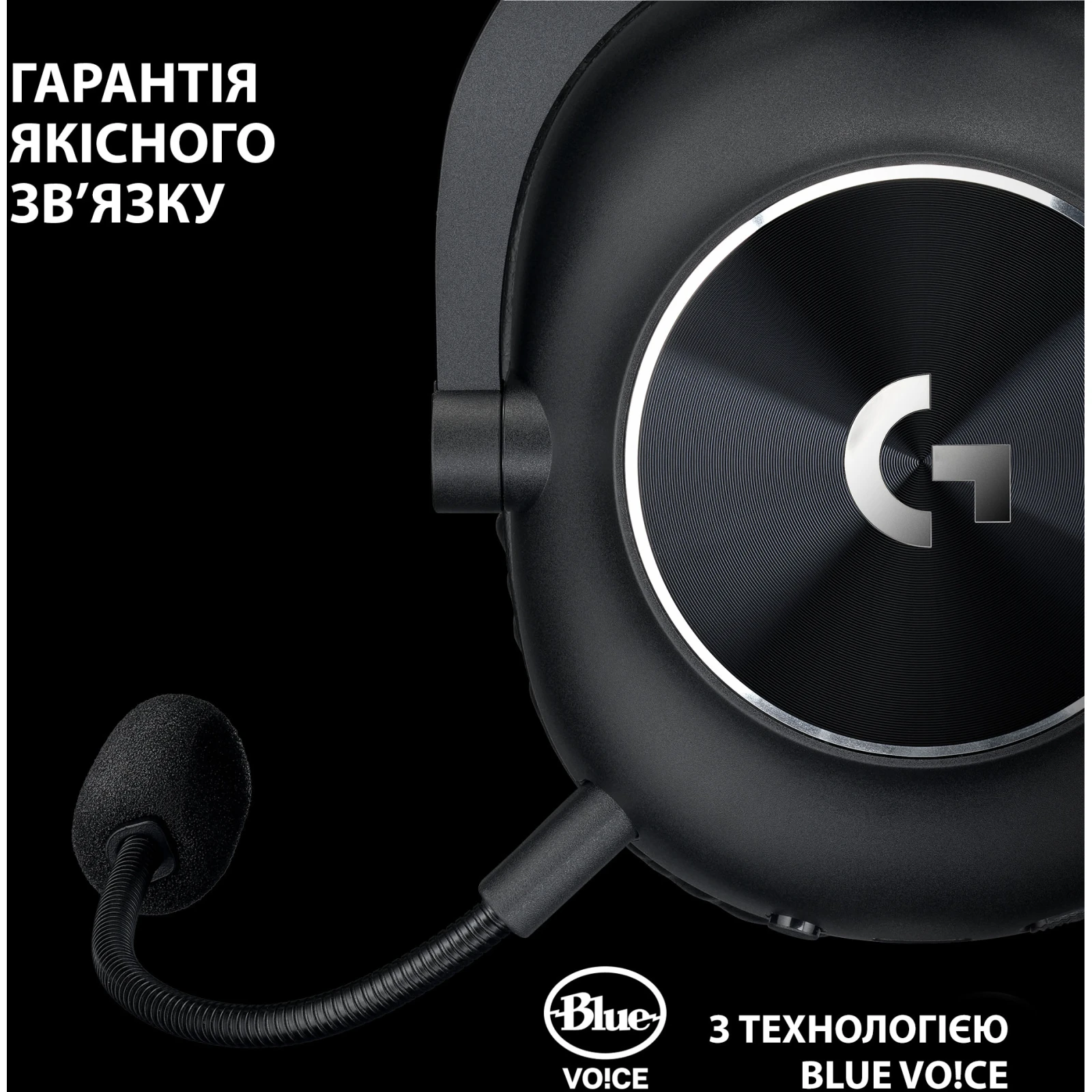 Наушники Logitech G Pro X 2 Lightspeed Wireless Black (981-001263) (UA) Тип крепления оголовье