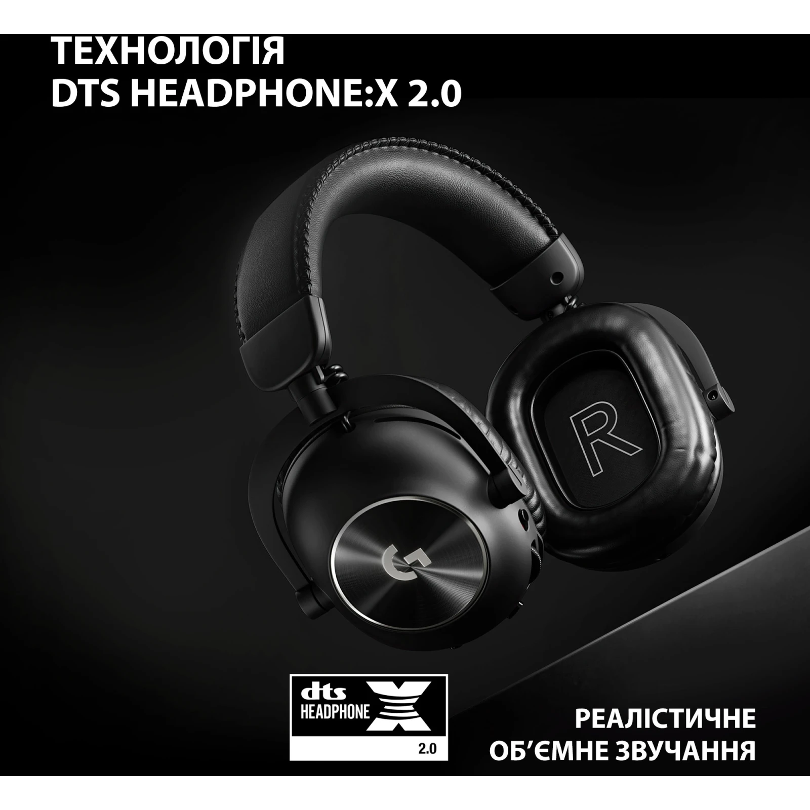 Наушники Logitech G Pro X 2 Lightspeed Wireless Black (981-001263) (UA) Интерфейс подключения Jack 3.5 мм, USB, Bluetooth, радиоканал