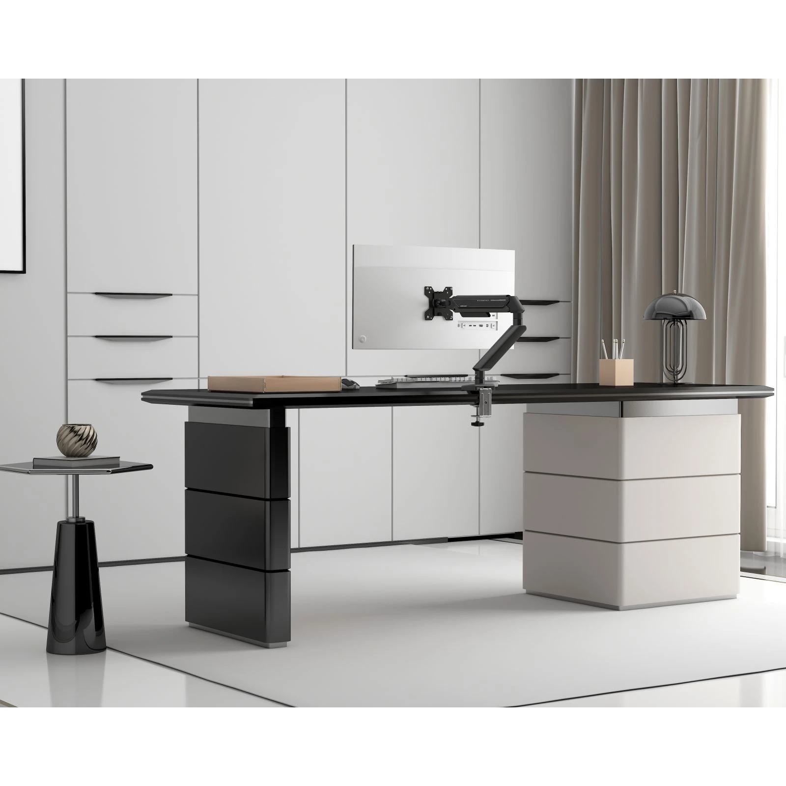 OfficePro Anda Seat Stealth II 17 (AD-W-A6D-1S-BB) (UA) тип  Ротаційна плитка 