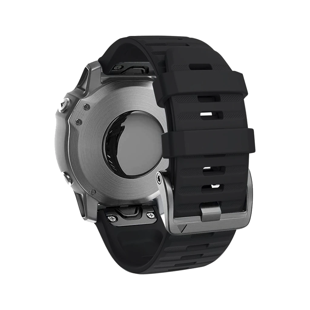 Ремінець для смарт-годин Armorstandart Silicone 22mm для Garmin Fenix ​​5/6 Black (ARM60796) (UA)