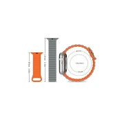 Ремешок для смарт-часов Drobak Silicone Magnetic Link для Apple Watch All Series 38/40/41mm Army Green (898919) (UA)