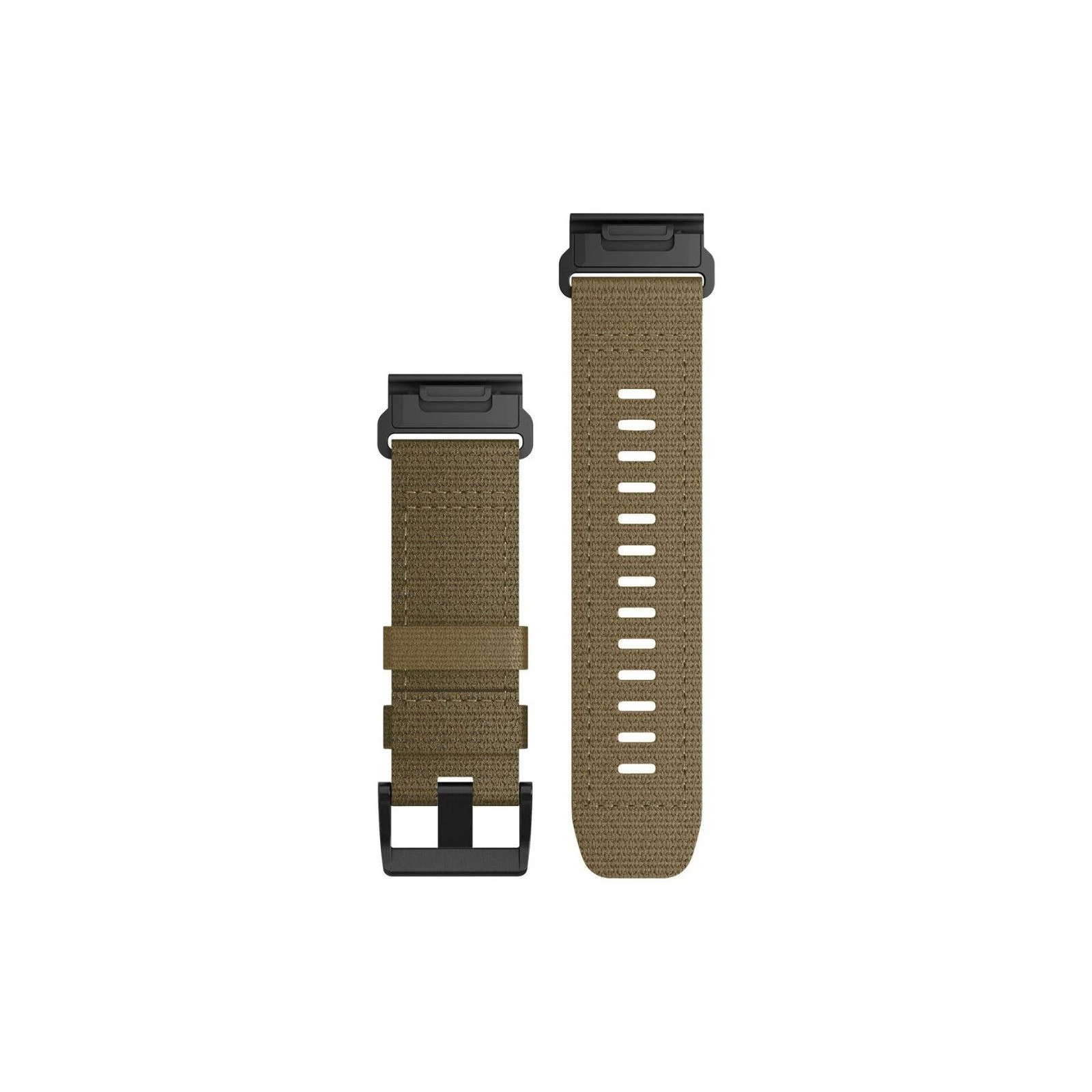 Ремешок для смарт-часов Garmin Tactix 7, 26mm QuickFit, Coyote Tan Nylon (010-13010-11) (UA) Совместимость: Garmin Descent Mk2i, Garmin
