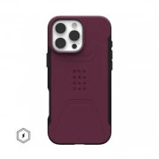 Чохол для смартфону URBAN ARMOR GEAR iPhone 16 Pro Max, Civilian Magsafe, Bordeaux (114445119049) (UA)
