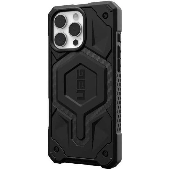 Чохол для смартфону URBAN ARMOR GEAR iPhone 16 Pro Max, Monarch Pro Magsafe, Carbon Fiber (114457114242) (UA) Бренд: URBAN ARMOR GEAR; Сумісність: Apple