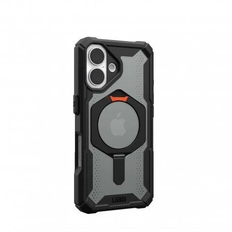 Чохол для смартфону URBAN ARMOR GEAR iPhone 16, Plasma XTE MagSafe, Black/Orange (114476114097) (UA) Магнітний власник/ Magsafe  IS 