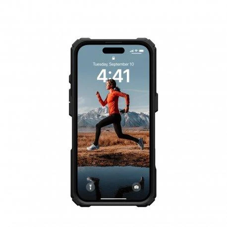 Чохол для смартфону URBAN ARMOR GEAR iPhone 16, Plasma XTE MagSafe, Black/Orange (114476114097) (UA) Мульти -шлакотна структура  Ні 
