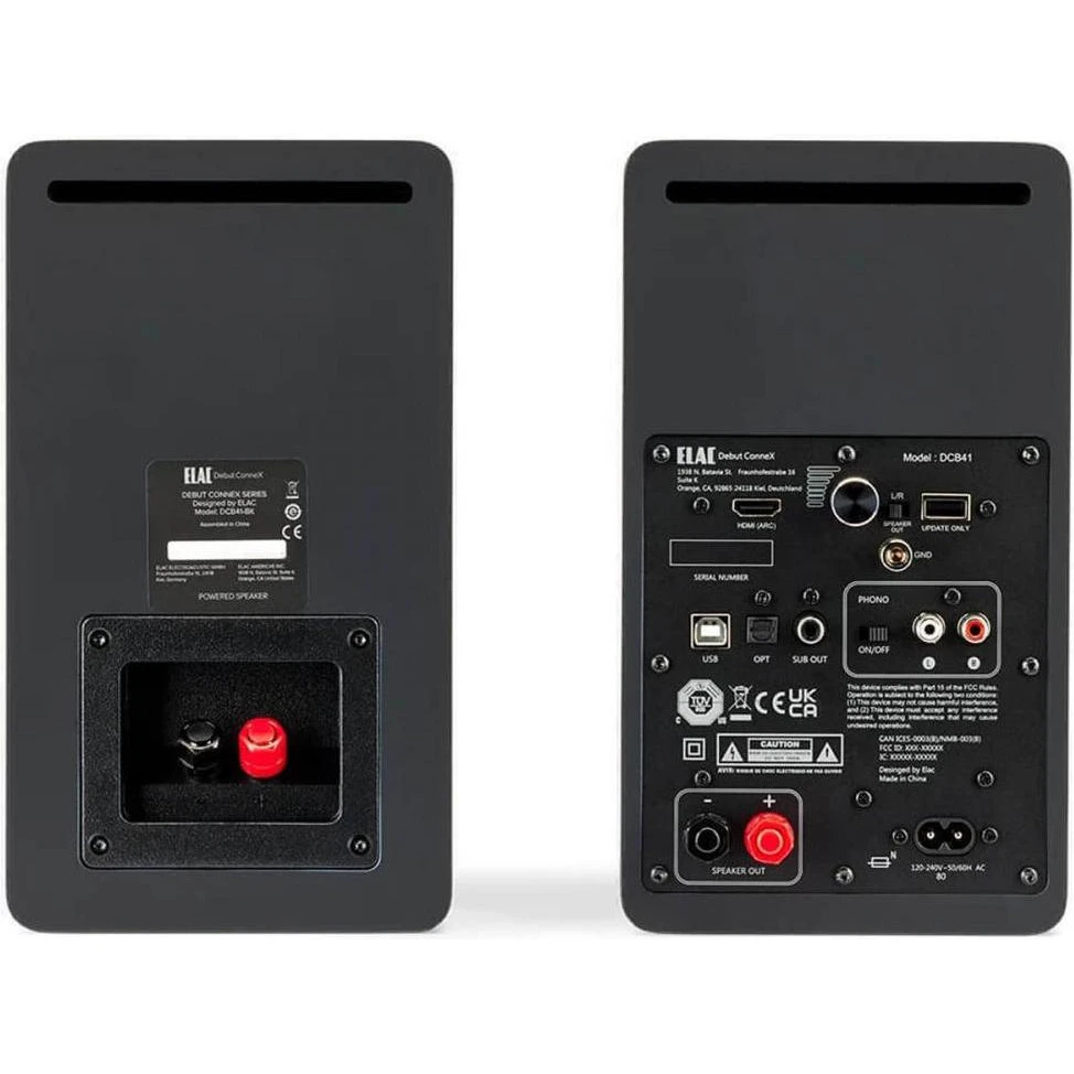 Elac Debut ConneX DCB41 Black Ash (32061) Підключення  Бездротове з'єднання 
