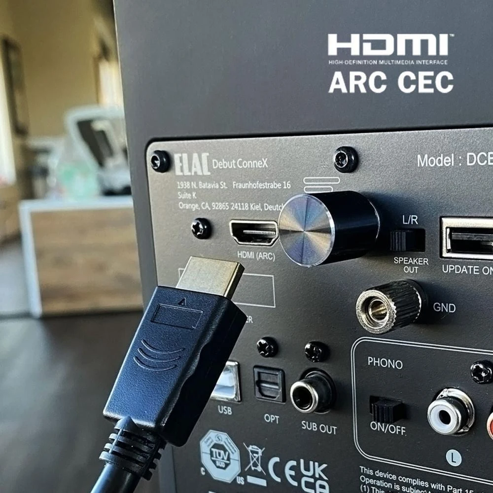 Elac Debut ConneX DCB41 Walnut (32063) мінімальні частоти відтворення, hz  потужність імперії: 50 Вт x2 