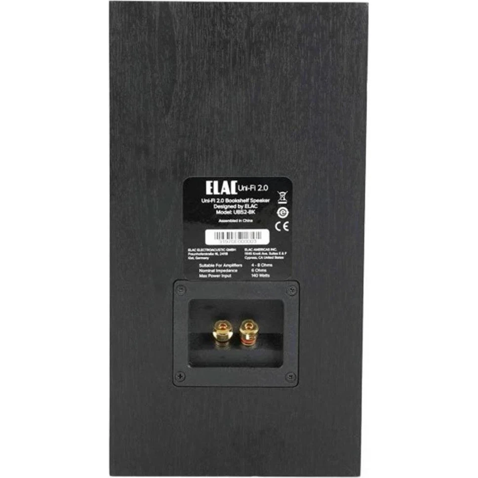 Elac Uni-Fi 2.0 UB52 Black Ash Vinyl (UB52-BK) (31970) Установка полочная