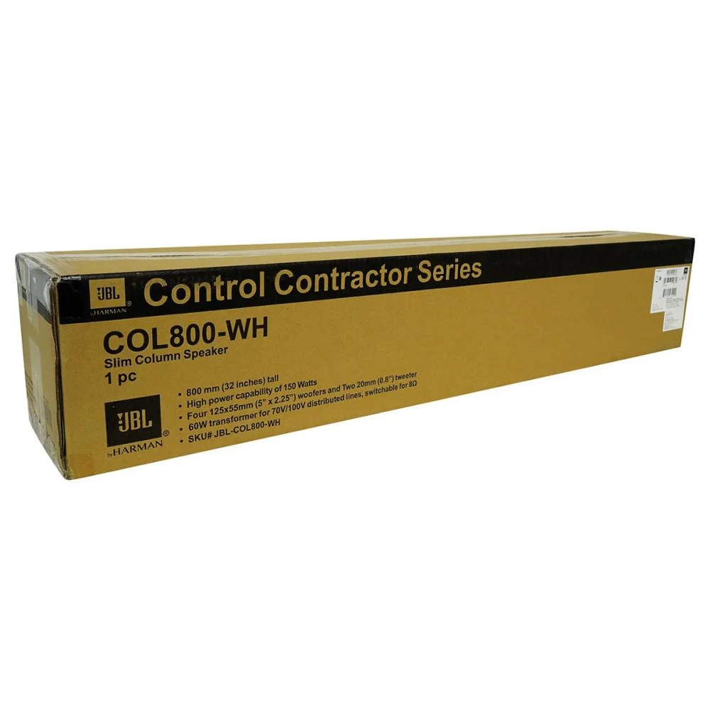 JBL COL800 White (JBL-COL800-WH) Кількість каналів 