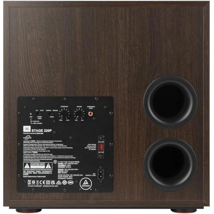 Сабвуфер JBL Stage 220P Black (JBL220PBLK) (JBL220PBLKEU) Бренд: JBL; Установка: підлогова;