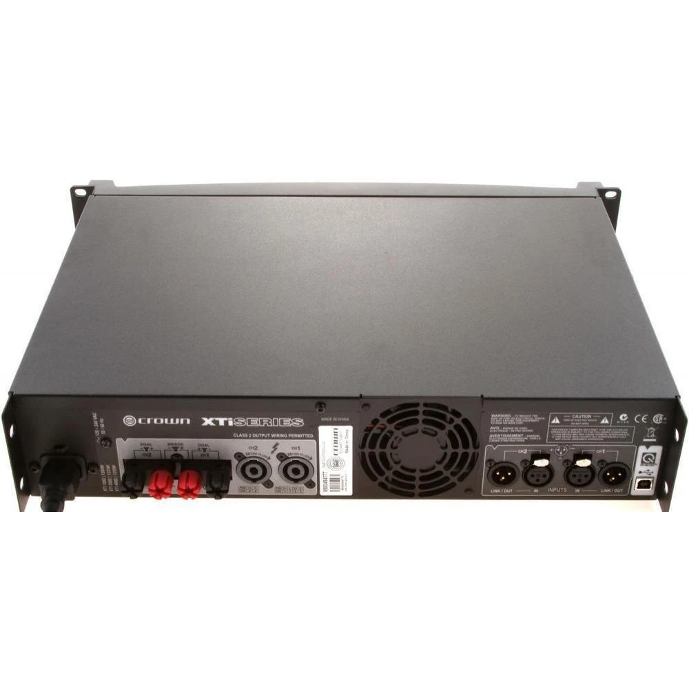 Підсилювач потужності Crown XTi6002 (NXTI6002-U-EU) Сила підсилювача, w  2x 1200 при 8 Ом, 2x 2100 при 4 Ом <==> Сигнал/шум, db = db = db 