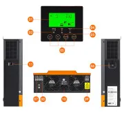 Гібридний інвертор PowMr 3000W 24V POW-HVM3.2H-24V-N