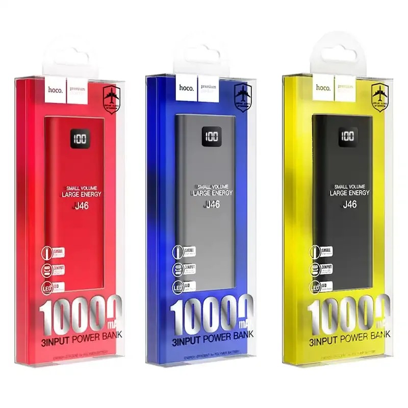 Power Bank Hoco J46 10000 mAh Ємність: 10000 мАч / Тип
