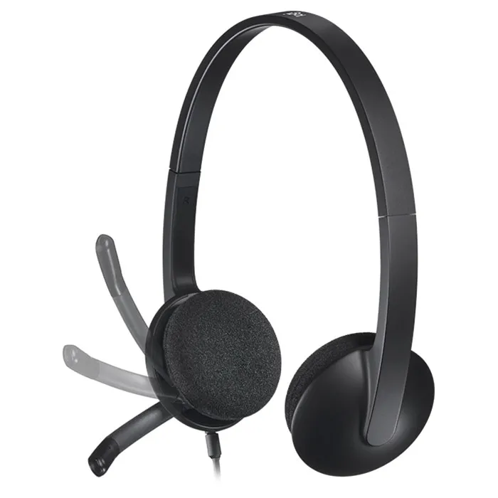 Logitech H340 Headset USB (981-000475) (EU) Подвод кабеля односторонний