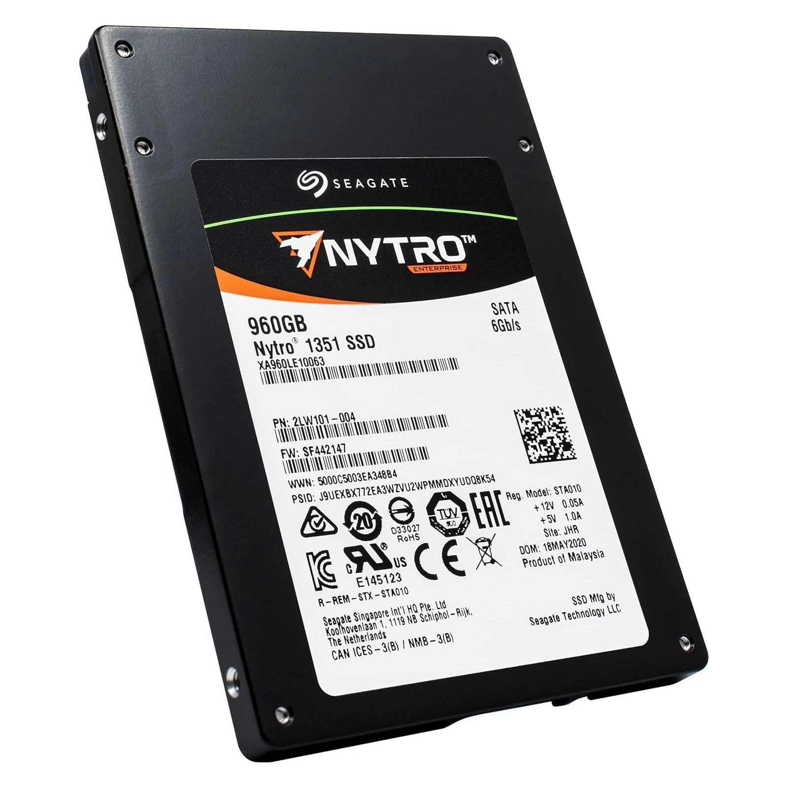 2.5 960GB Seagate (XA960LE10006) (UA) Тип накопичувача: внутрішній;