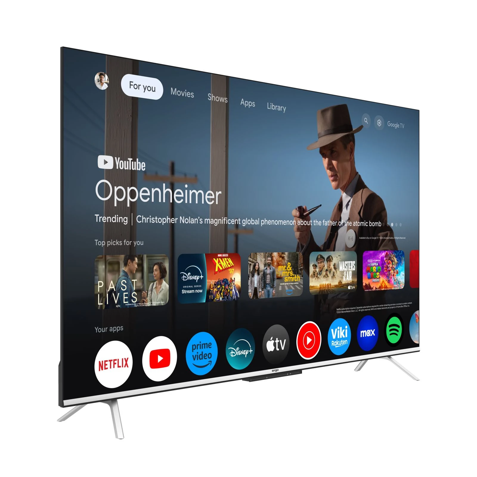 Ergo 43JUQ85 (UA) Поддержка Smart TV есть
