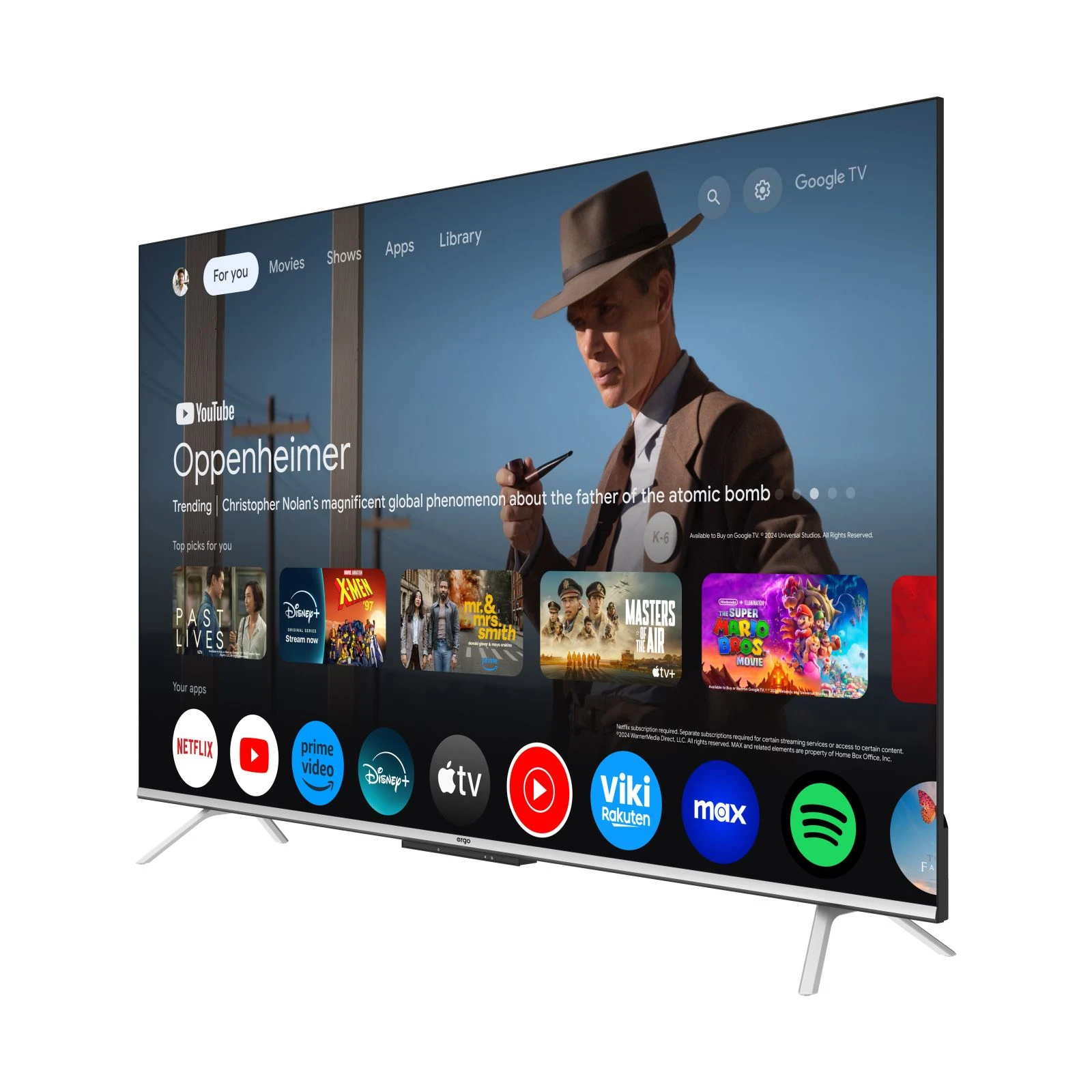Ergo 43JUQ85 (UA) Тип матрицы QLED +