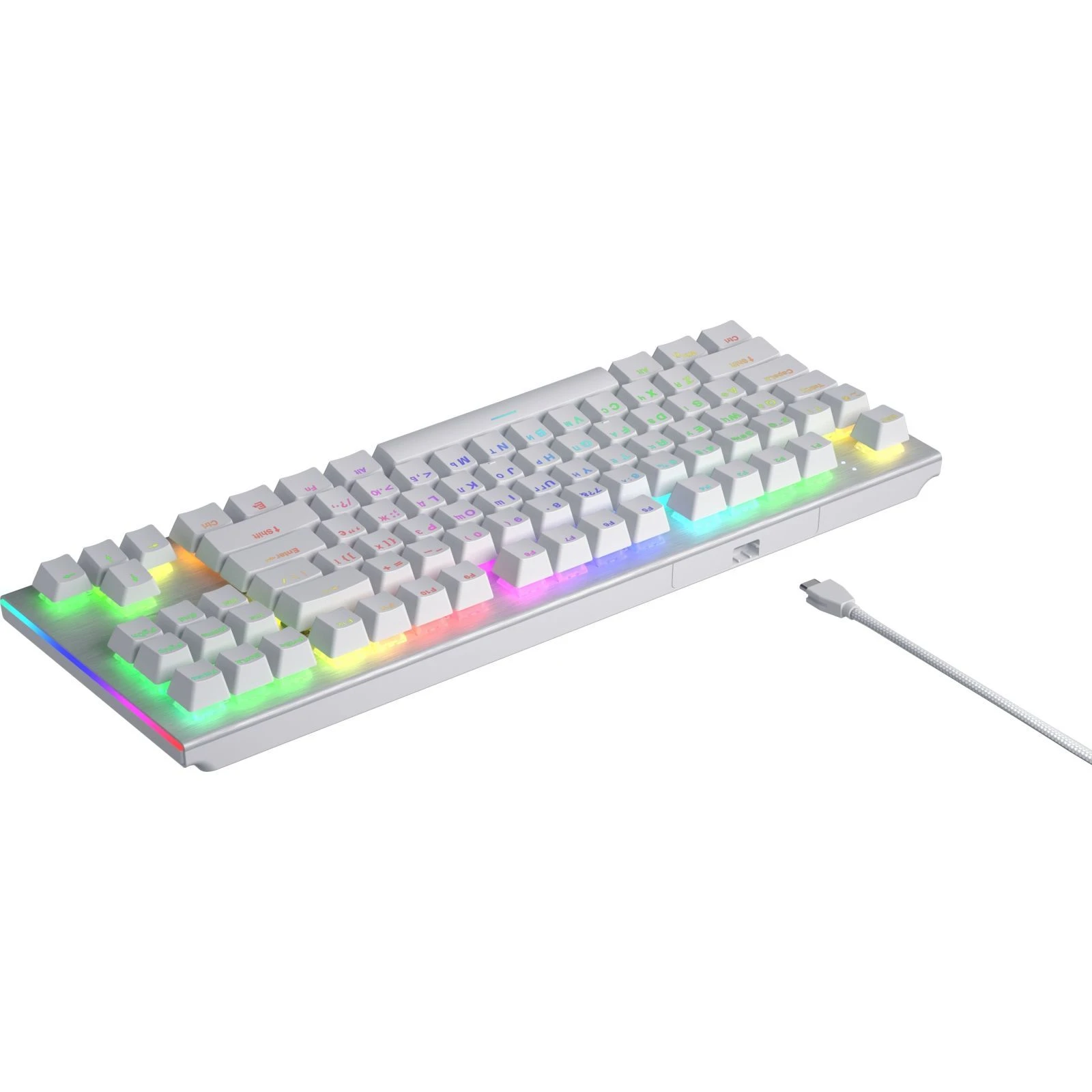 Hator Gravity X TKL Orange USB White (HTK551UA) (UA) Конструкция механическая