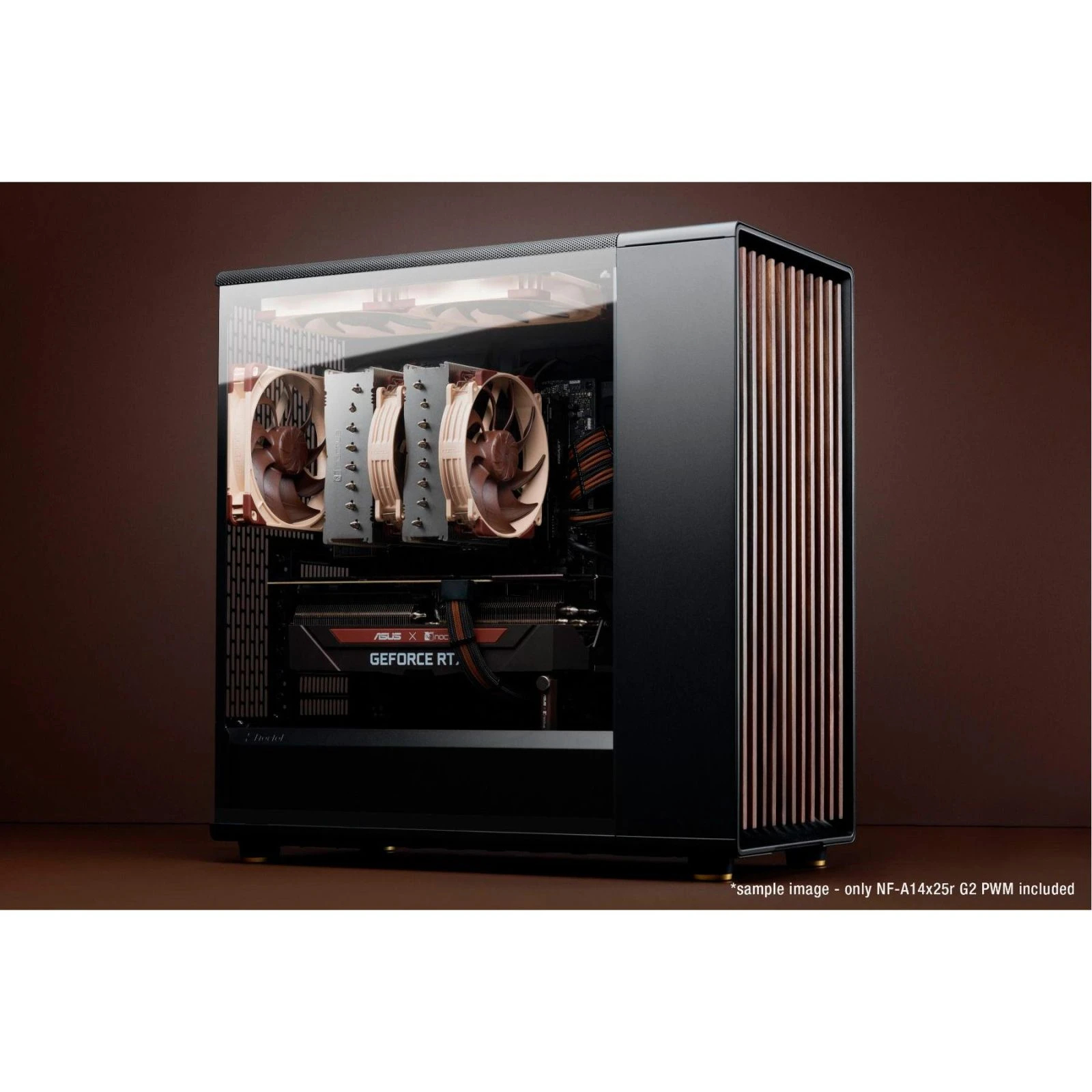 Кулер для корпусу Noctua NF-A14x25r G2 PWM (UA) Діаметр вентиляторів 140 мм