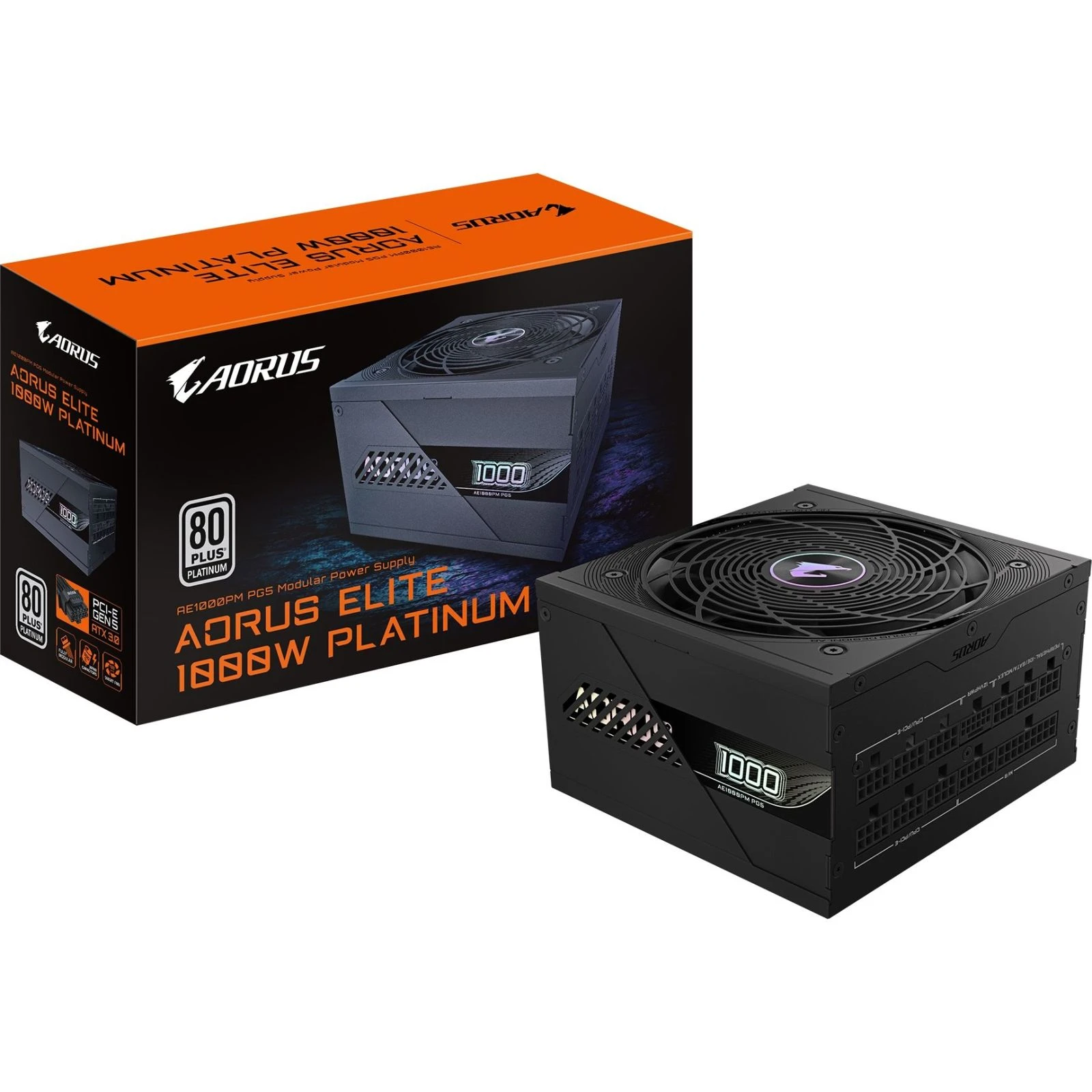 GIGABYTE 1000W AE1000PM PG5 (GP-AE1000PM PG5) (UA) Стандарт БП: ATX 3.0; Мощность: 1000