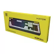 Hator Icefall USB Black/White (HTK400UA) (UA)