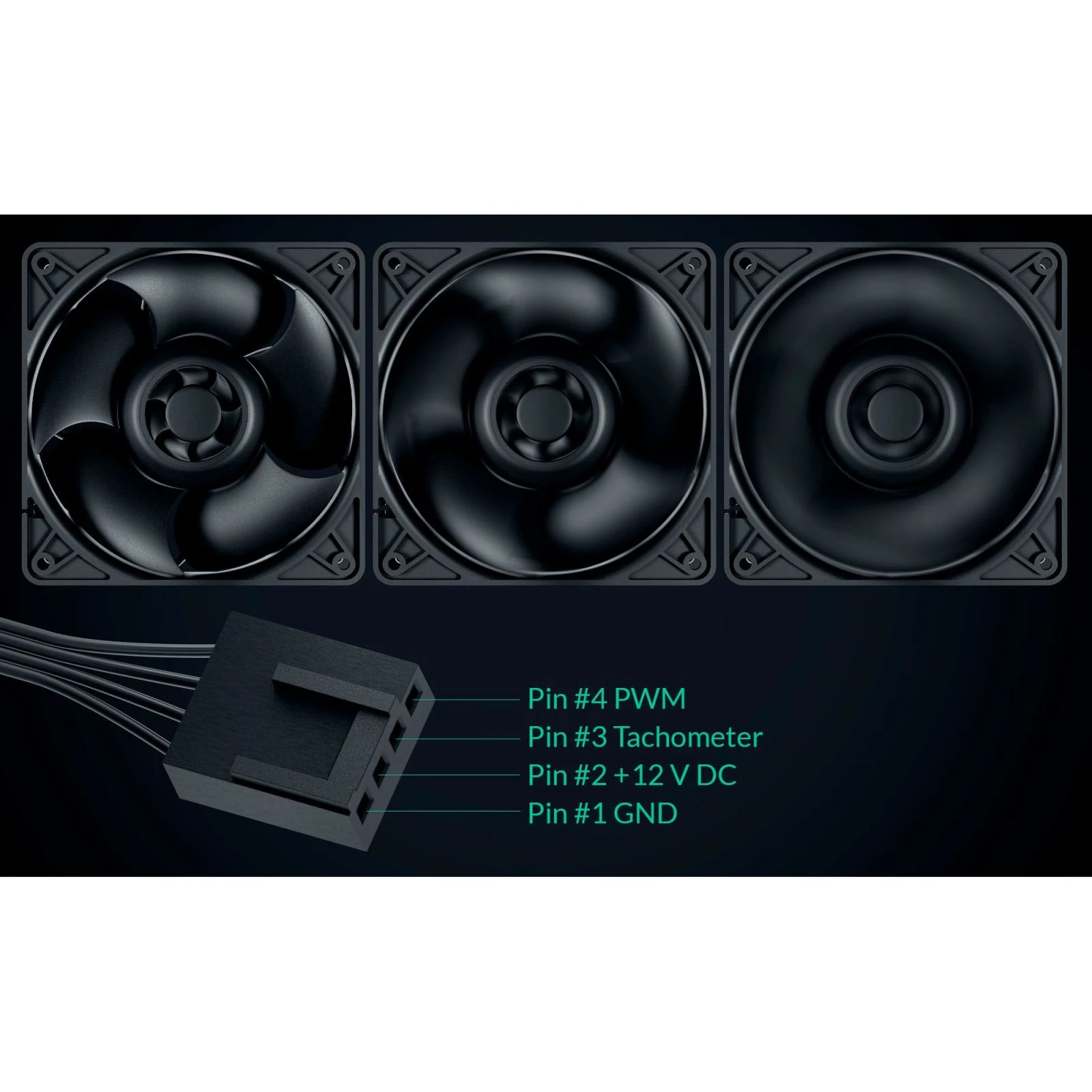 Кулер для корпуса Arctic S12038-8K (ACFAN00294A) (UA) Тип разъема подключения 4-pin