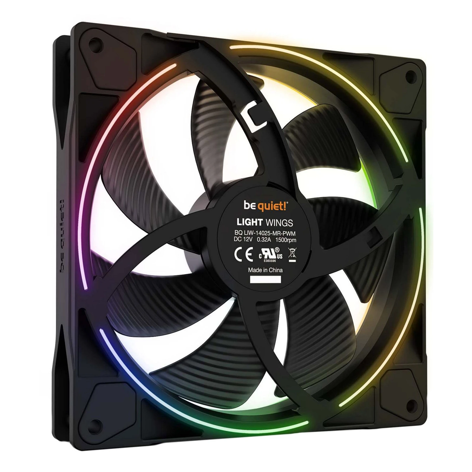 Кулер для корпуса Be quiet! Light Wings 140mm PWM 3 pcs (BL078) (UA) Тип разъема подключения 3-pin