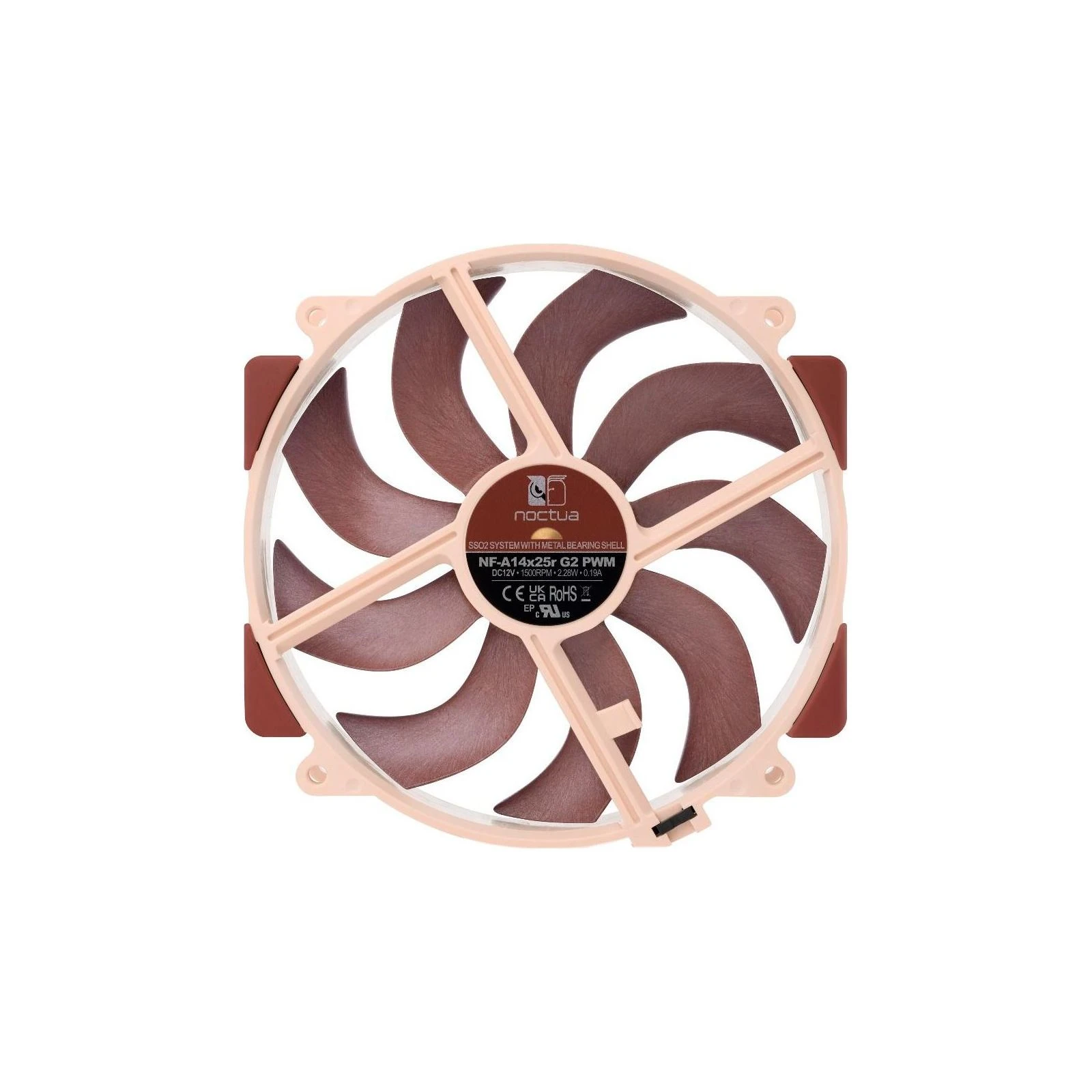 Кулер для корпуса Noctua NF-A14x25r G2 PWM (UA) Тип разъема подключения 4-pin