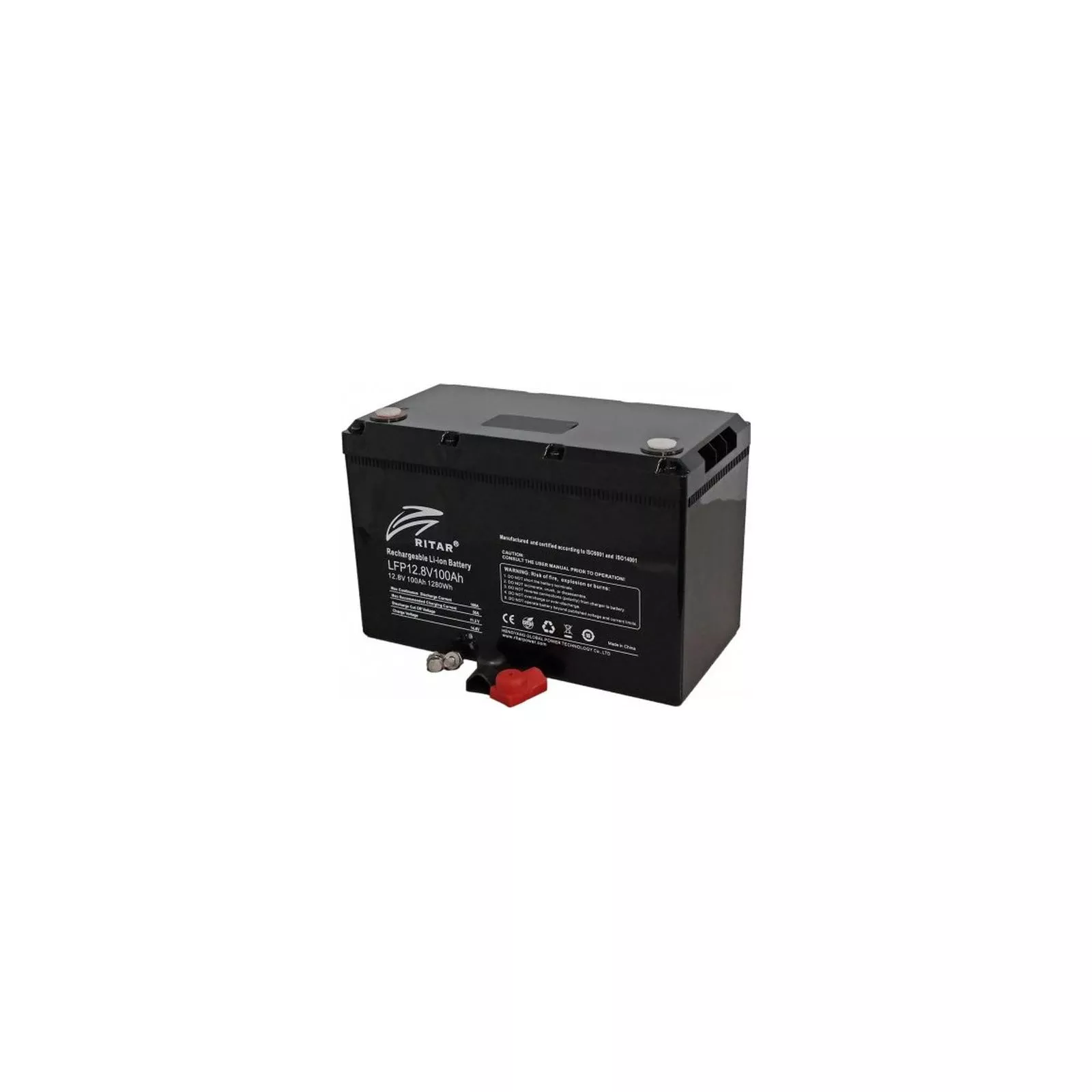 LiFePo4 Ritar 12V-100Ah (LFP12.8V100Ah G1) (UA) Ємність 100 Ач