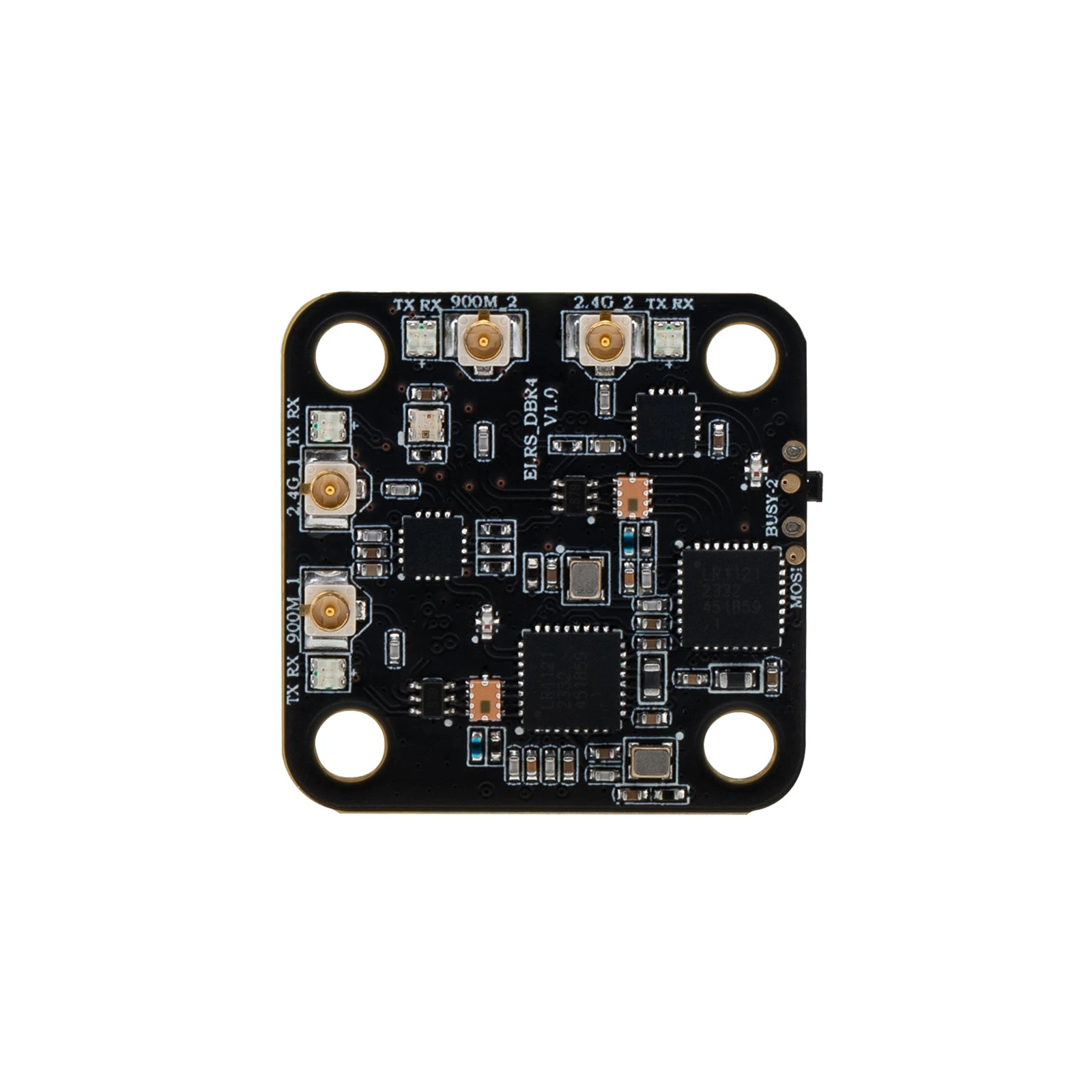 Приемник (RX) RadioMaster DBR4 Dual Band Xross Gemini ExpressLRS Receiver (HP0157.0086) (UA) Размер 27.2х27.2 мм